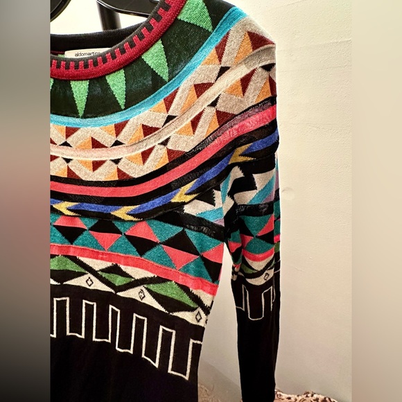Anthropologie Aldomartins Lucerne Multicolor Sweater Dress Size XS - Picture 9 of 16